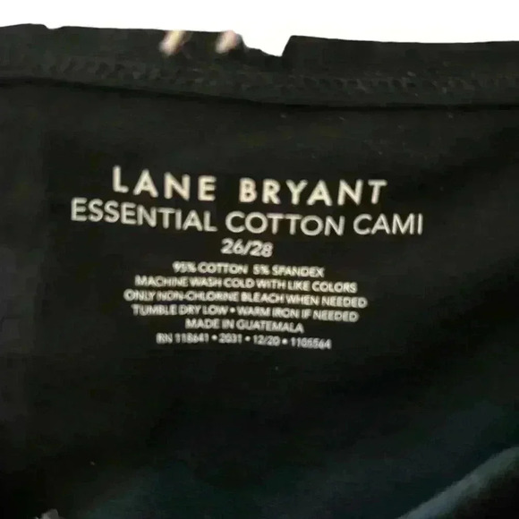 NWOT: Lane Bryant Black Cami Top Size 26/28. - Picture 4 of 4